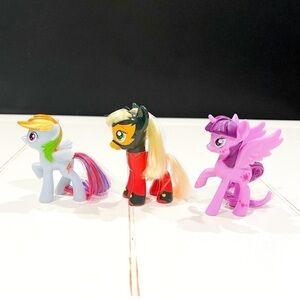 My Little Pony Rainbow Dash, Applejack & Twilight Sparkle